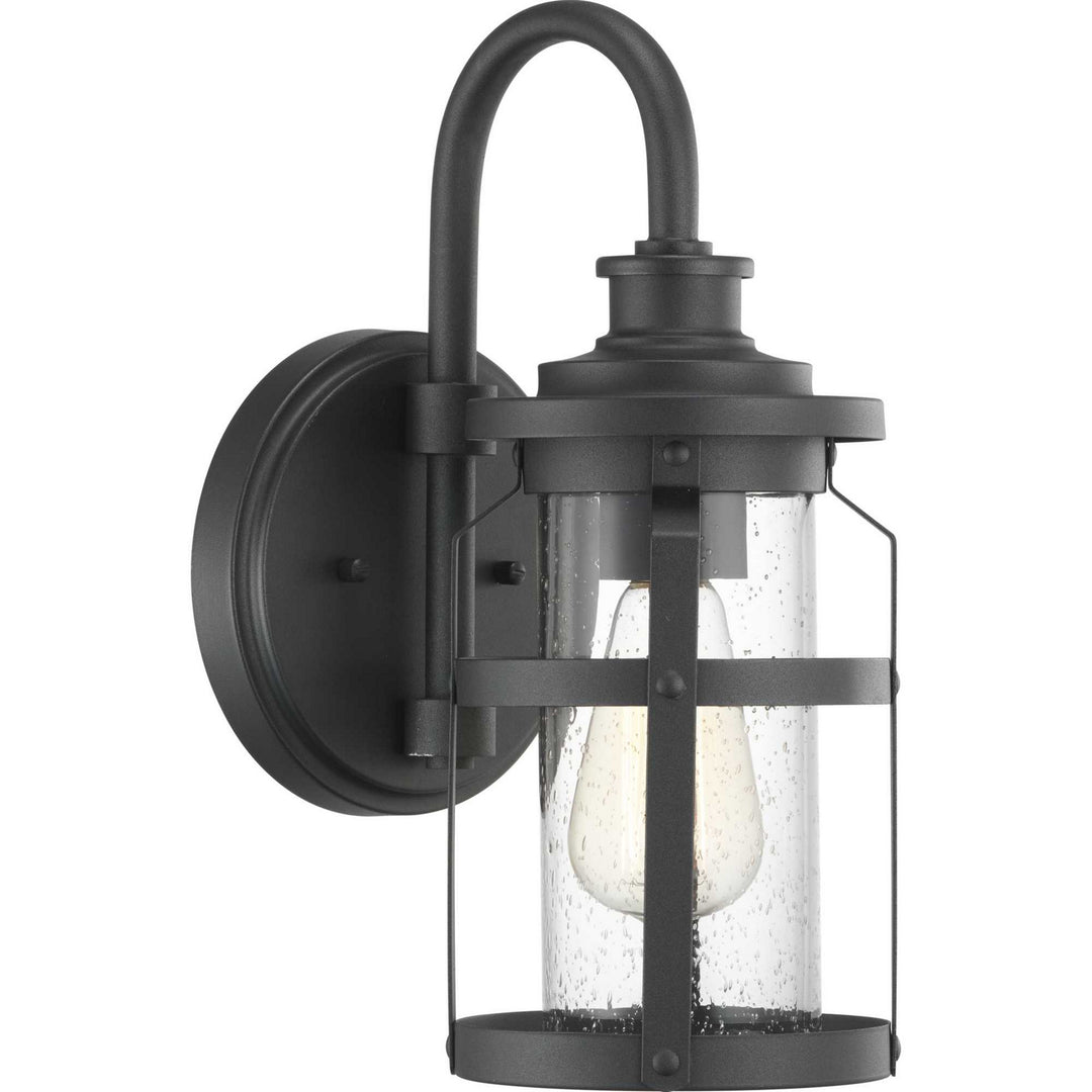 Progress Lighting P560094-031 Haslett One Light Wall Lantern Outdoor Black