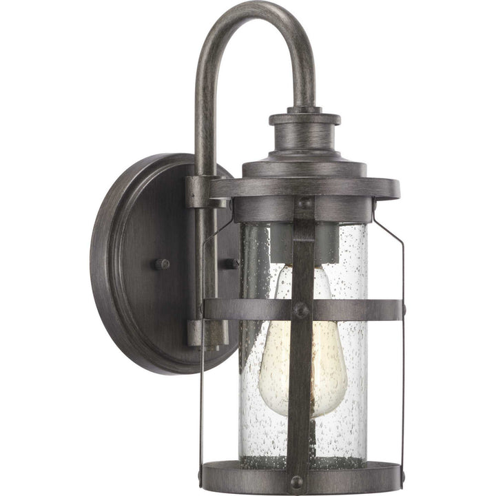 Progress Lighting P560094-103 Haslett One Light Wall Lantern Outdoor Pewter, Nickel, Silver