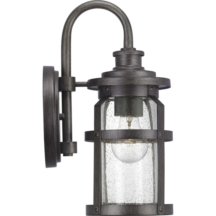 Progress Lighting P560094-103 Haslett One Light Wall Lantern Outdoor Pewter, Nickel, Silver