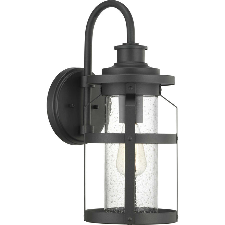 Progress Lighting P560095-031 Haslett One Light Wall Lantern Outdoor Black