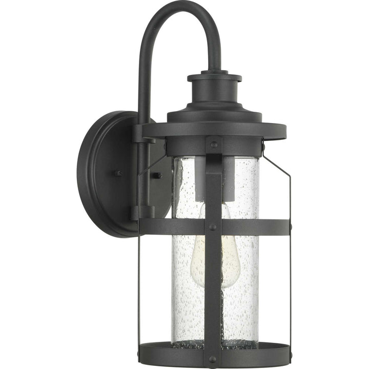 Progress Lighting P560095-031 Haslett One Light Wall Lantern Outdoor Black