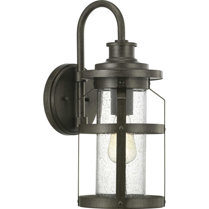 Progress Lighting P560095-103 Haslett One Light Wall Lantern Outdoor Pewter, Nickel, Silver