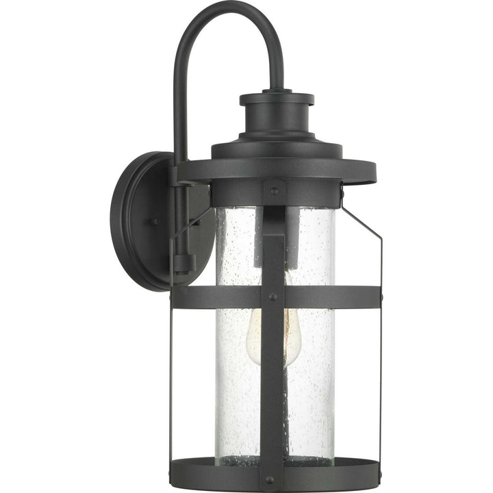 Progress Lighting P560096-031 Haslett One Light Wall Lantern Outdoor Black