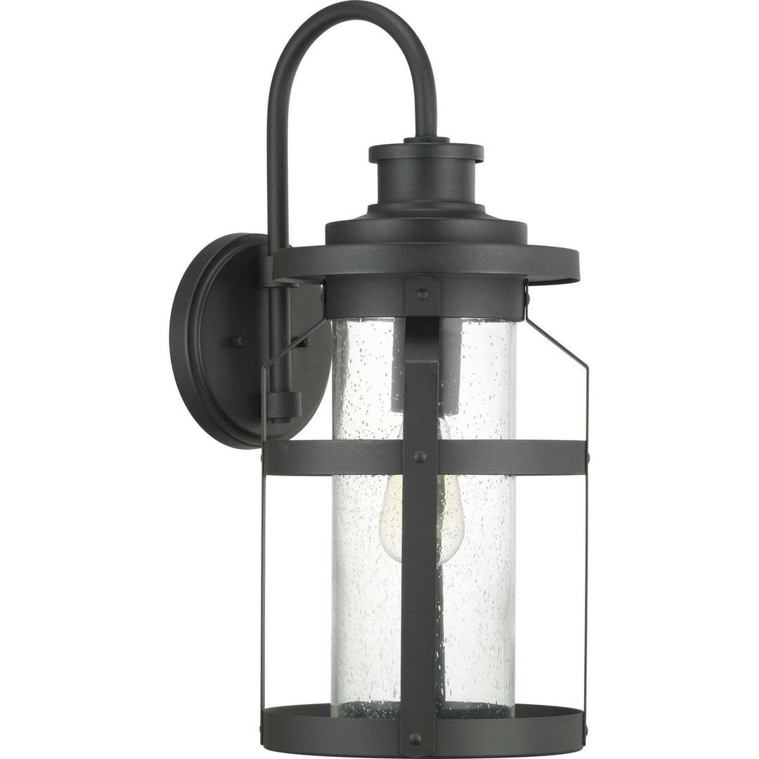 Progress Lighting P560096-031 Haslett One Light Wall Lantern Outdoor Black