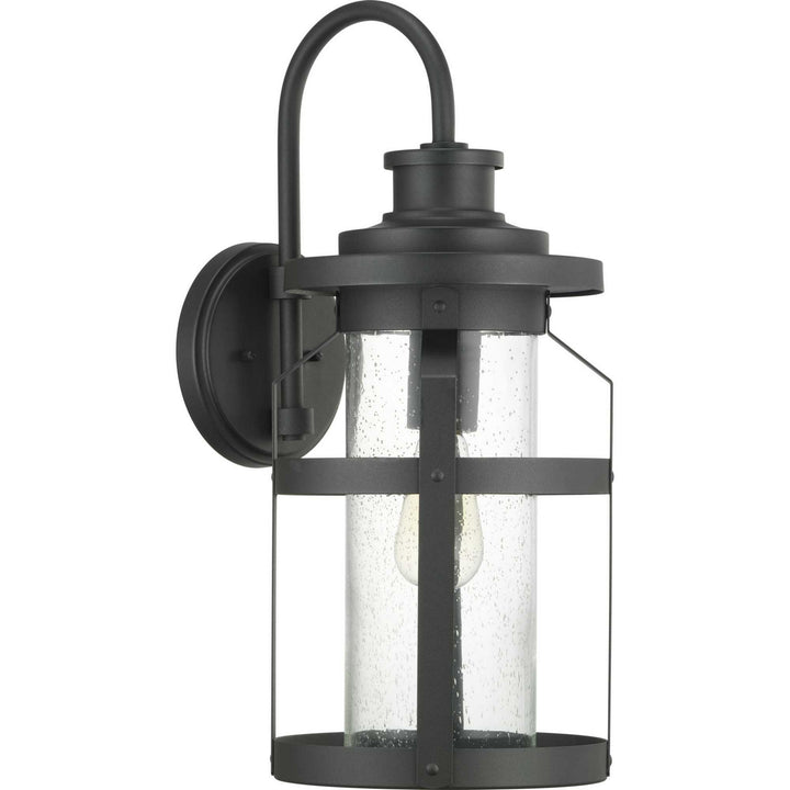 Progress Lighting P560096-031 Haslett One Light Wall Lantern Outdoor Black