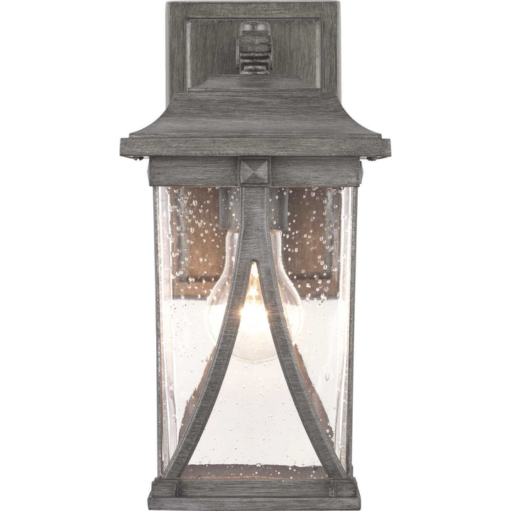 Progress Lighting P560113-103 Abbott One Light Wall Lantern Outdoor Pewter, Nickel, Silver