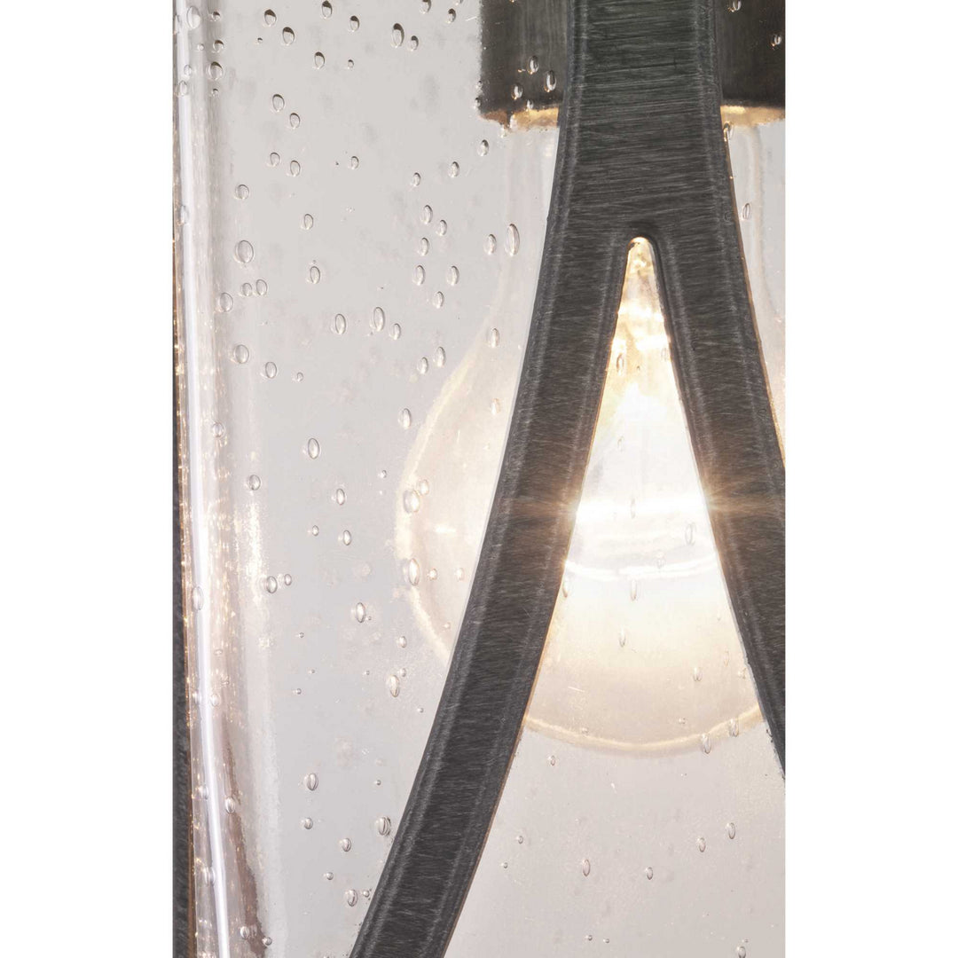 Progress Lighting P560113-103 Abbott One Light Wall Lantern Outdoor Pewter, Nickel, Silver