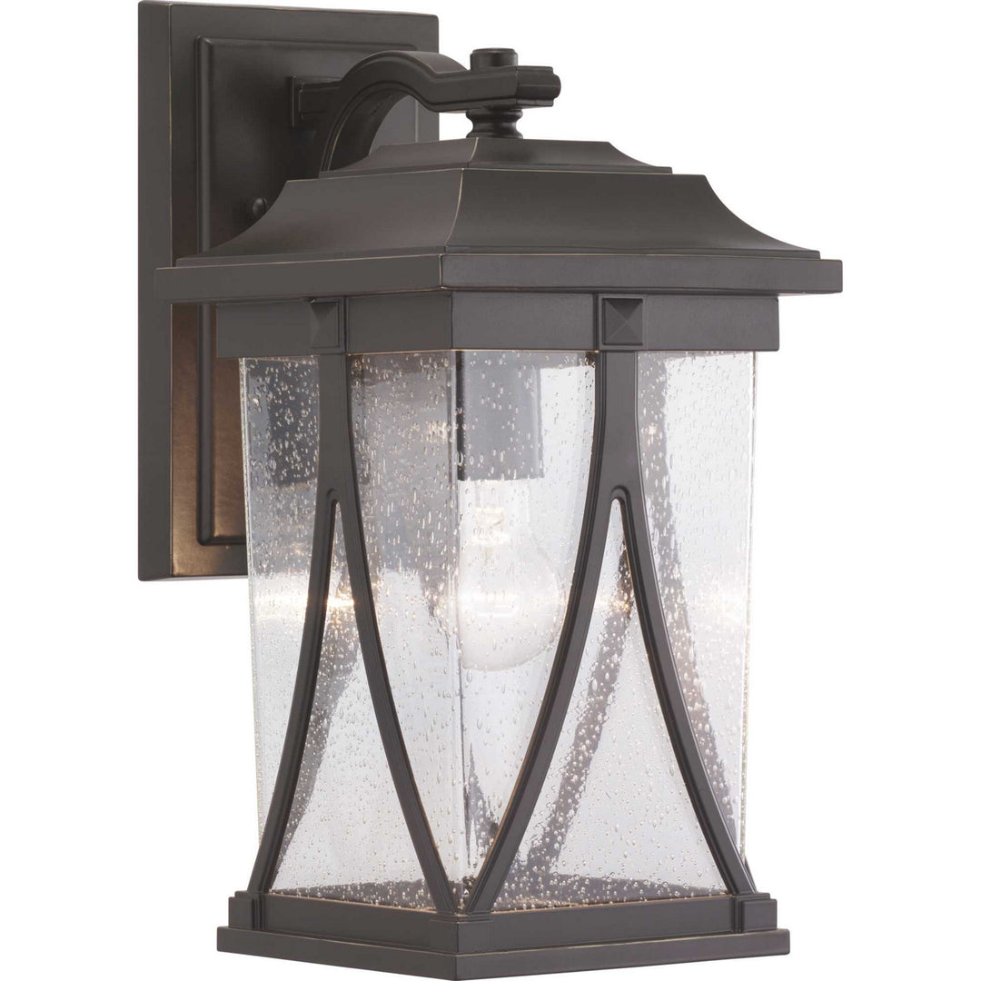 Progress Lighting P560114-020 Abbott One Light Wall Lantern Outdoor Bronze / Dark