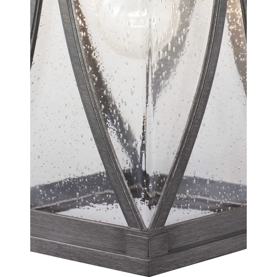 Progress Lighting P560114-103 Abbott One Light Wall Lantern Outdoor Pewter, Nickel, Silver