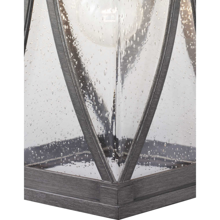 Progress Lighting P560114-103 Abbott One Light Wall Lantern Outdoor Pewter, Nickel, Silver