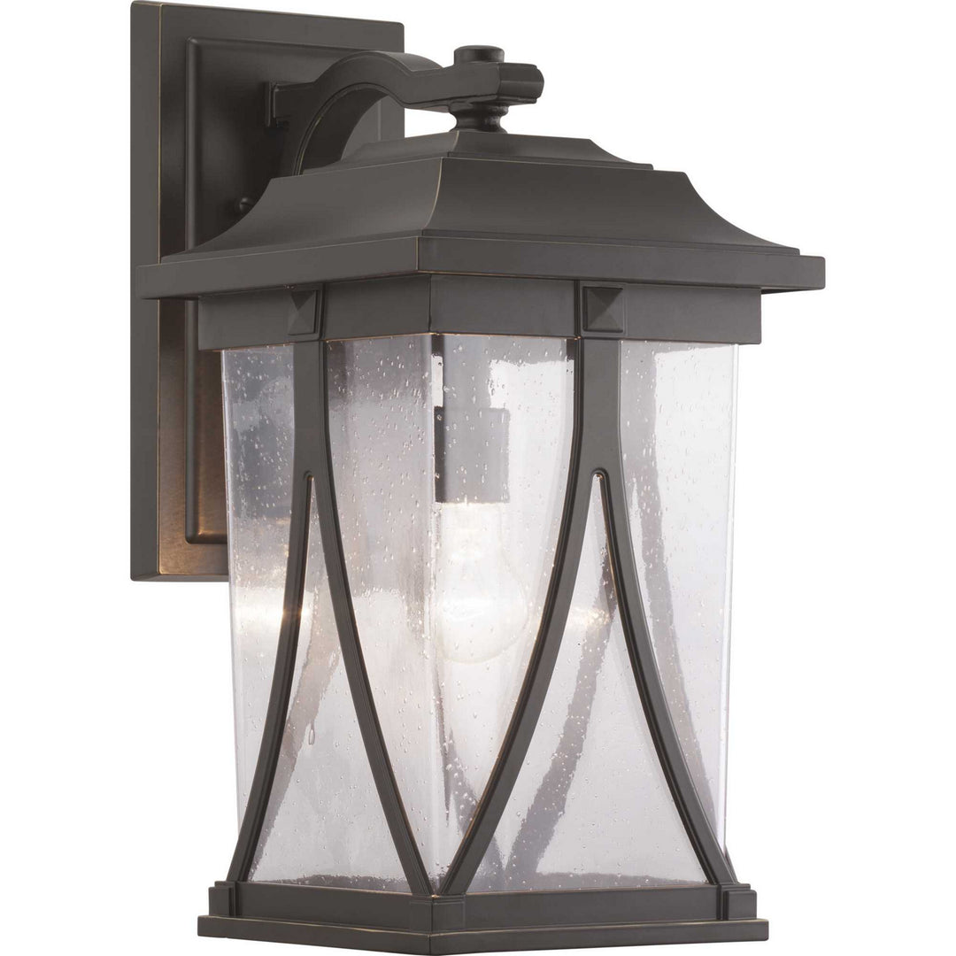 Progress Lighting P560115-020 Abbott One Light Wall Lantern Outdoor Bronze / Dark