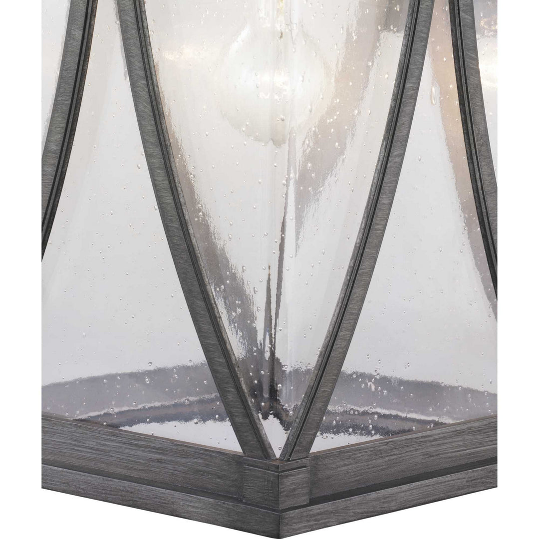 Progress Lighting P560115-103 Abbott One Light Wall Lantern Outdoor Pewter, Nickel, Silver