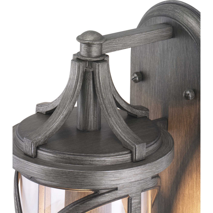 Progress Lighting P560116-103 Morrison One Light Wall Lantern Outdoor Pewter, Nickel, Silver