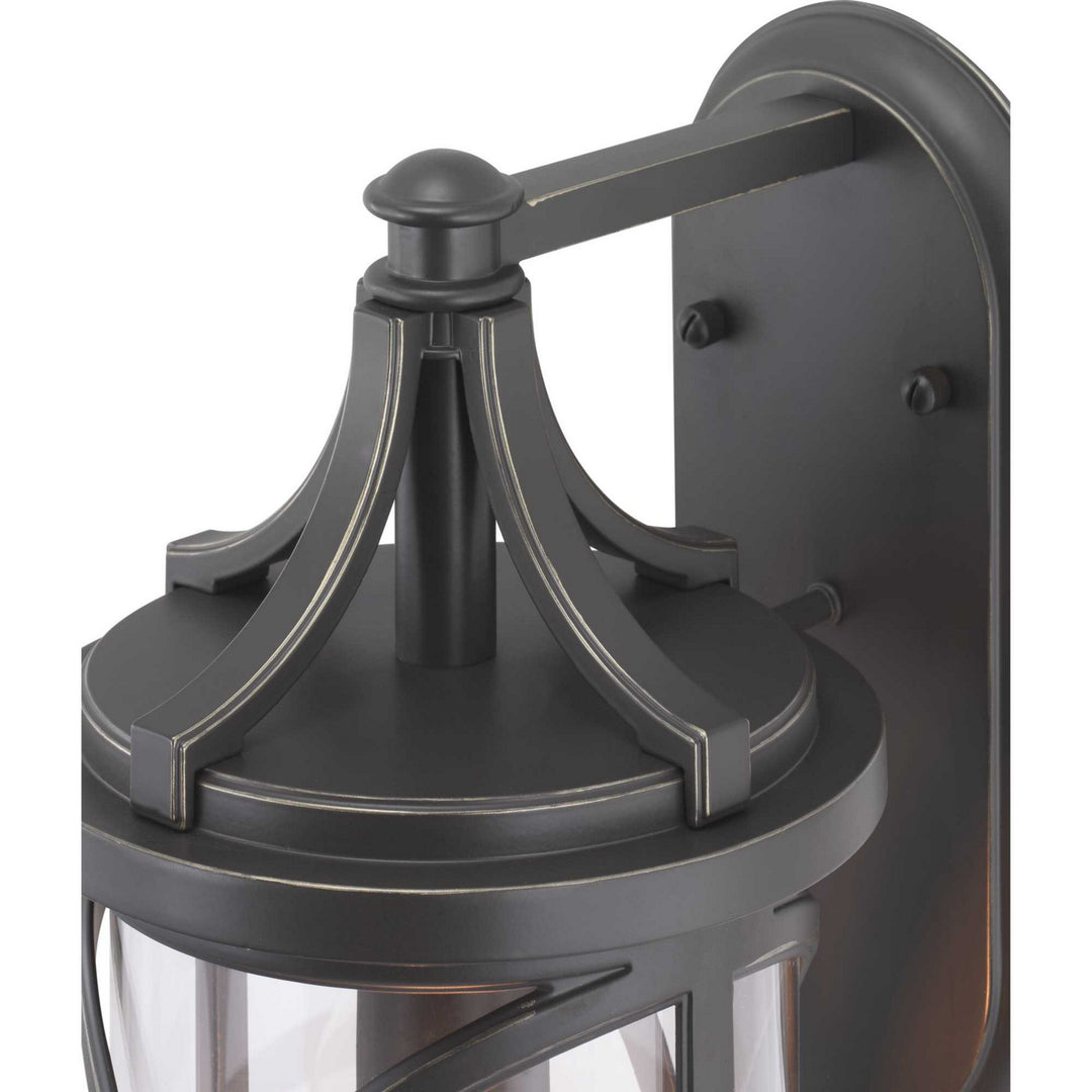 Progress Lighting P560117-020 Morrison One Light Wall Lantern Outdoor Bronze / Dark