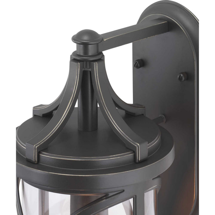 Progress Lighting P560117-020 Morrison One Light Wall Lantern Outdoor Bronze / Dark