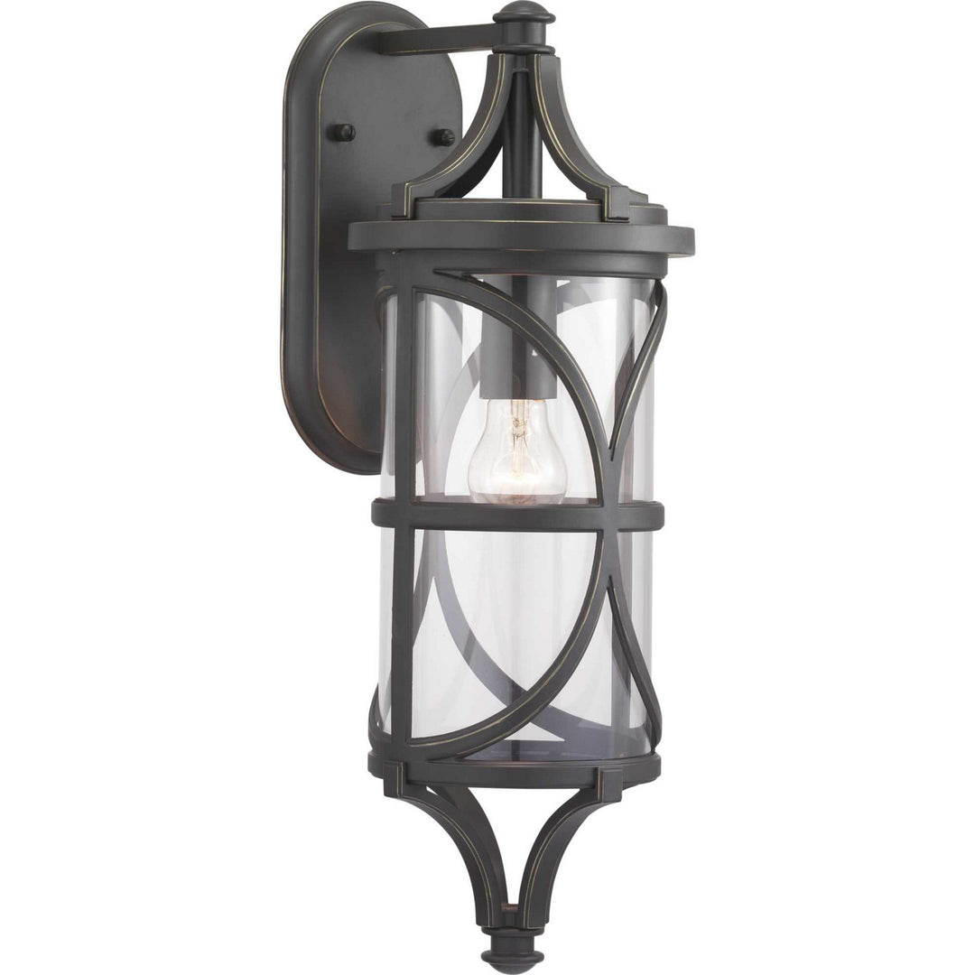 Progress Lighting P560117-020 Morrison One Light Wall Lantern Outdoor Bronze / Dark