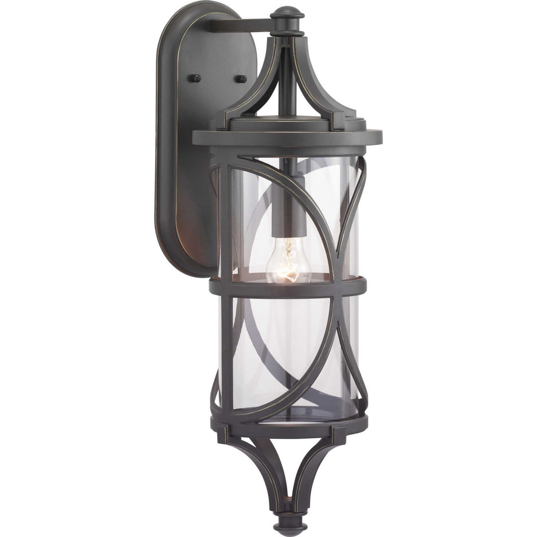 Progress Lighting P560118-020 Morrison One Light Wall Lantern Outdoor Bronze / Dark