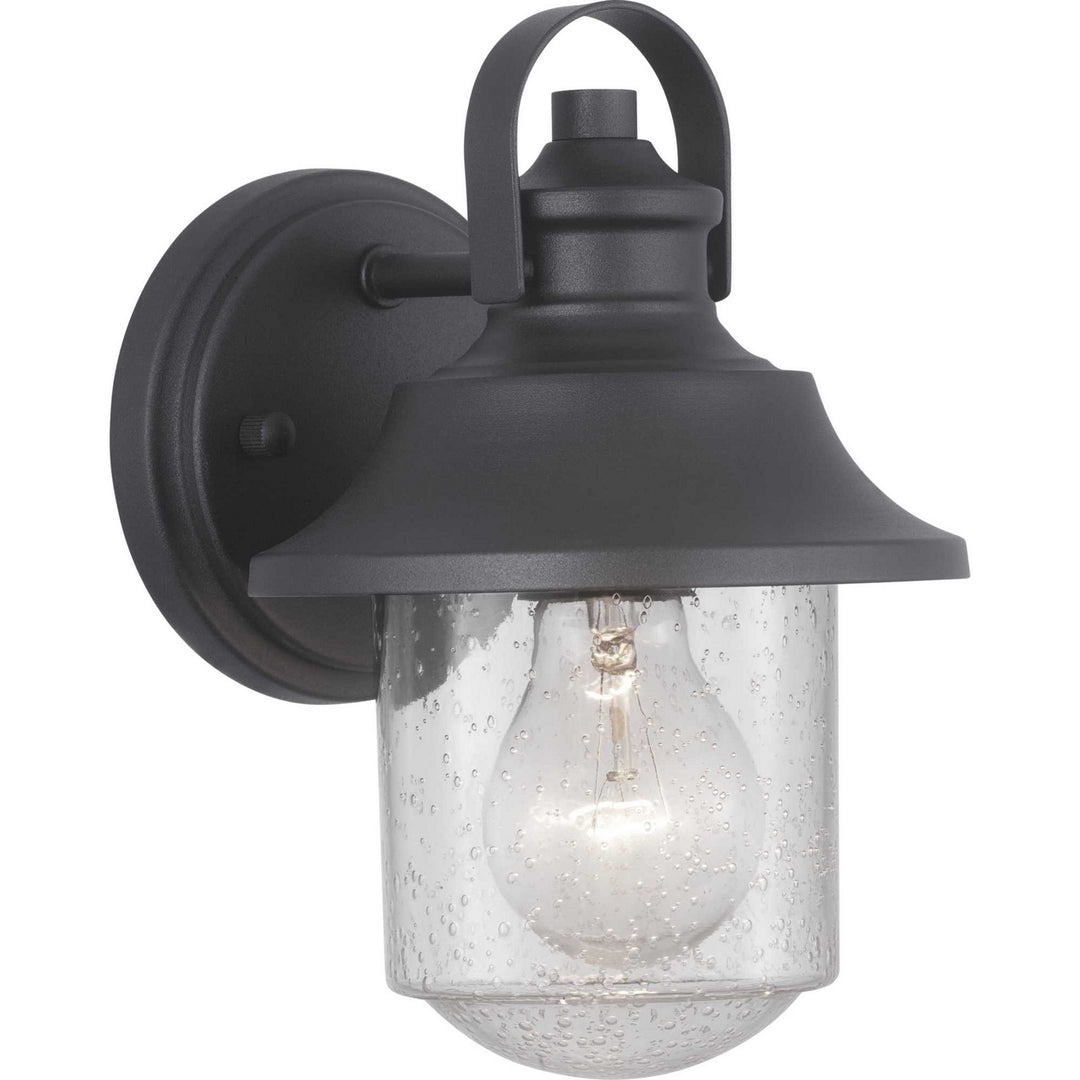 Progress Lighting P560119-031 Weldon One Light Wall Lantern Outdoor Black