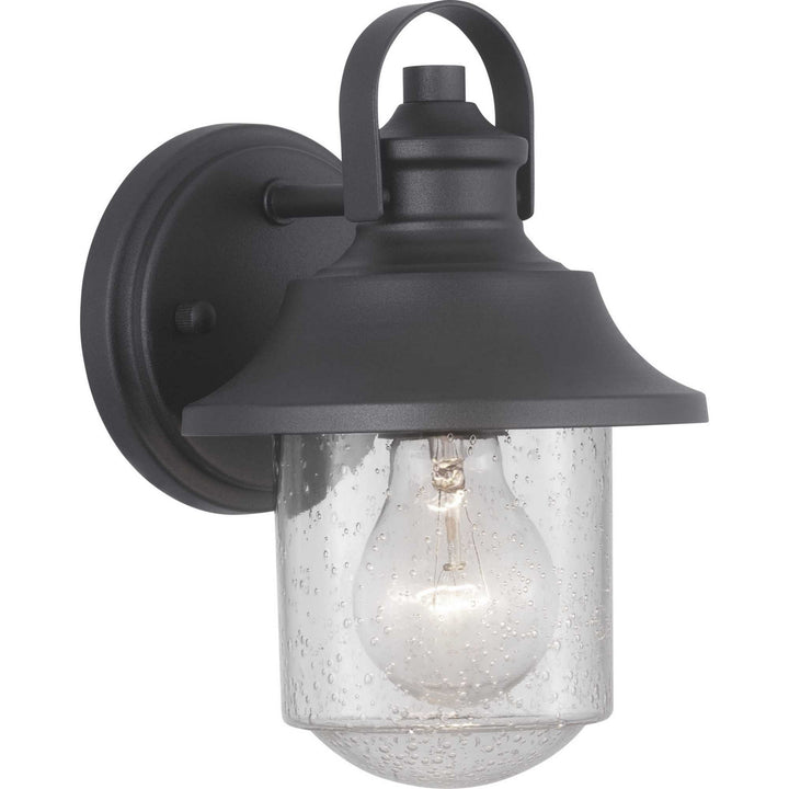 Progress Lighting P560119-031 Weldon One Light Wall Lantern Outdoor Black