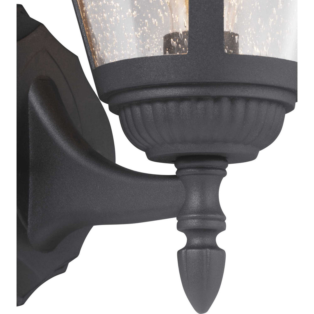 Progress Lighting P560135-031 Westport Two Light Wall Lantern Outdoor Black