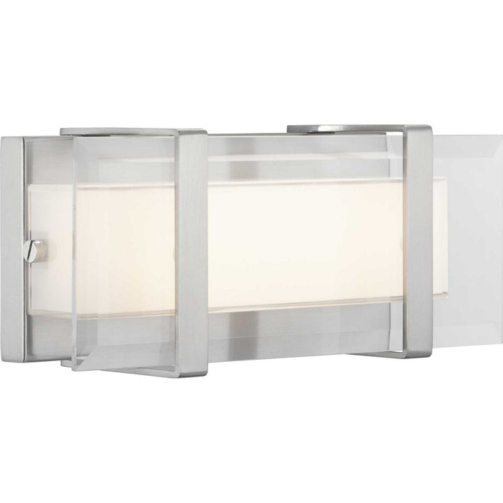 Progress Miter LED P710061-009-30 Wall Light - Brushed Nickel
