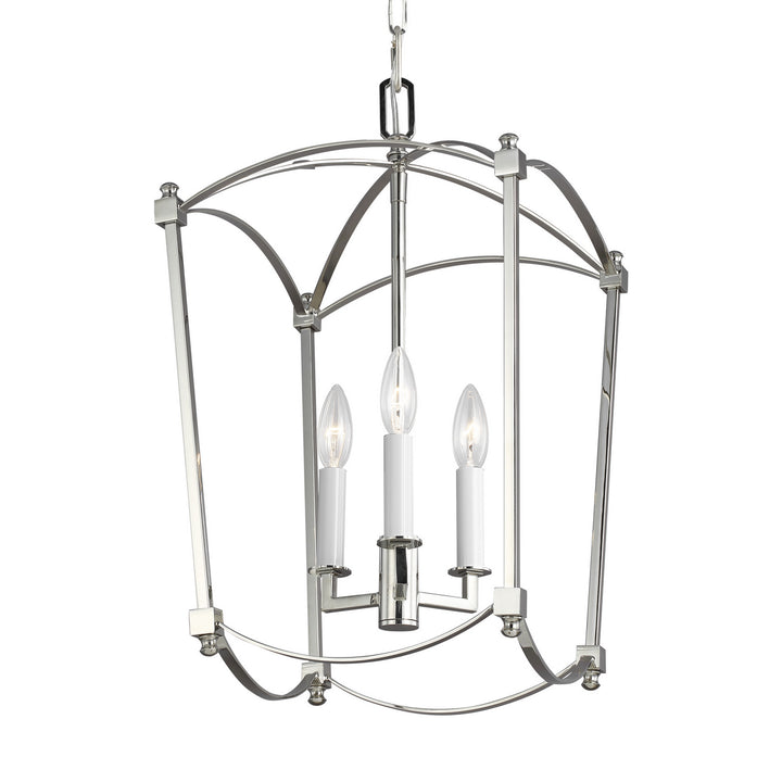 Visual Comfort Studio Thayer F3321/3PN Pendant Light - Polished Nickel