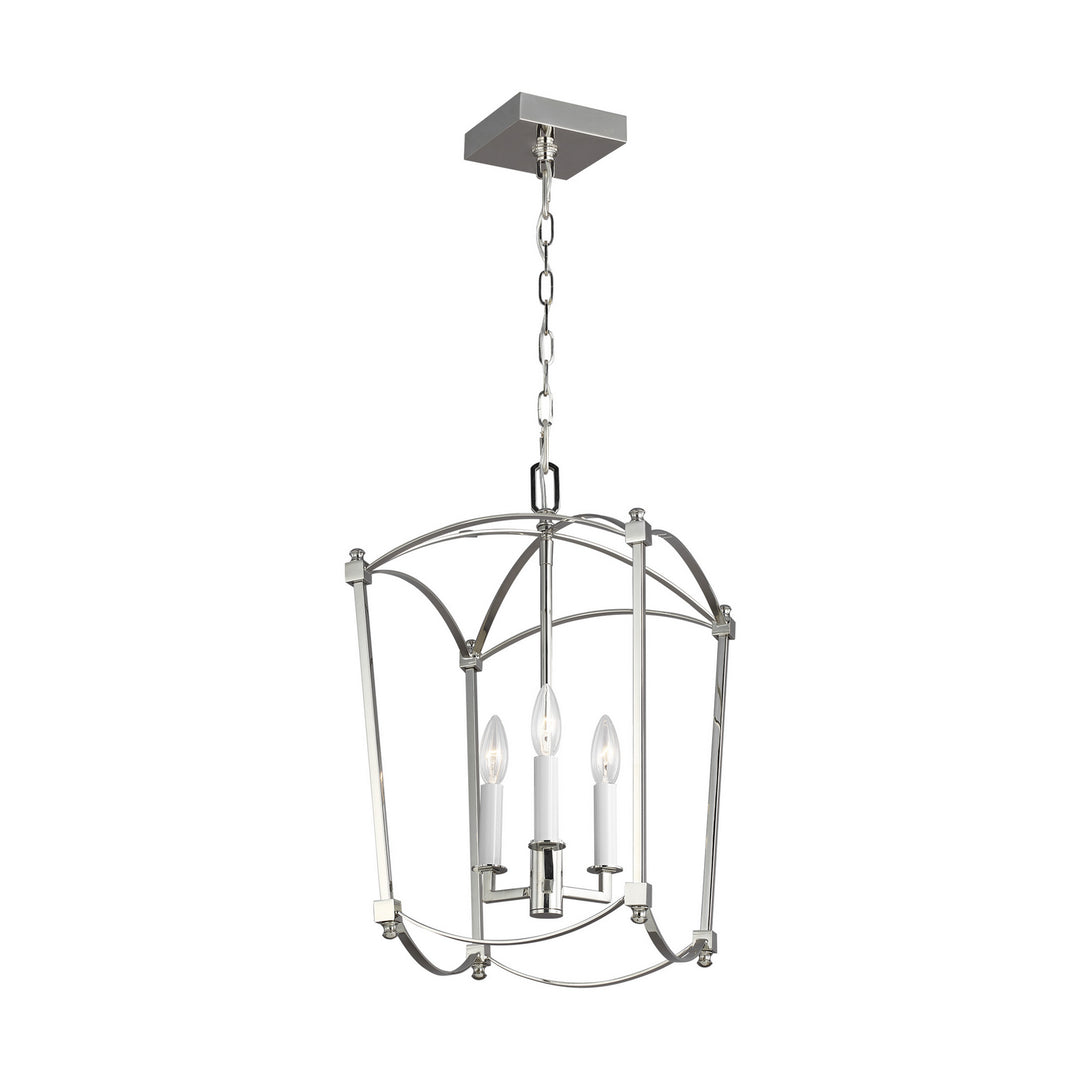Visual Comfort Studio Thayer F3321/3PN Pendant Light - Polished Nickel