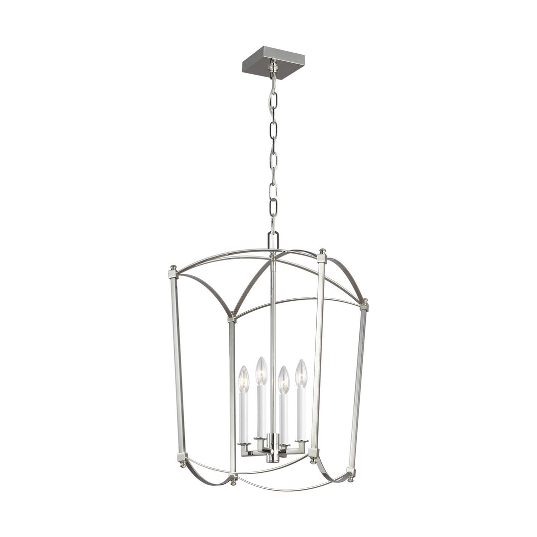 Visual Comfort Studio Thayer F3322/4PN Pendant Light - Polished Nickel