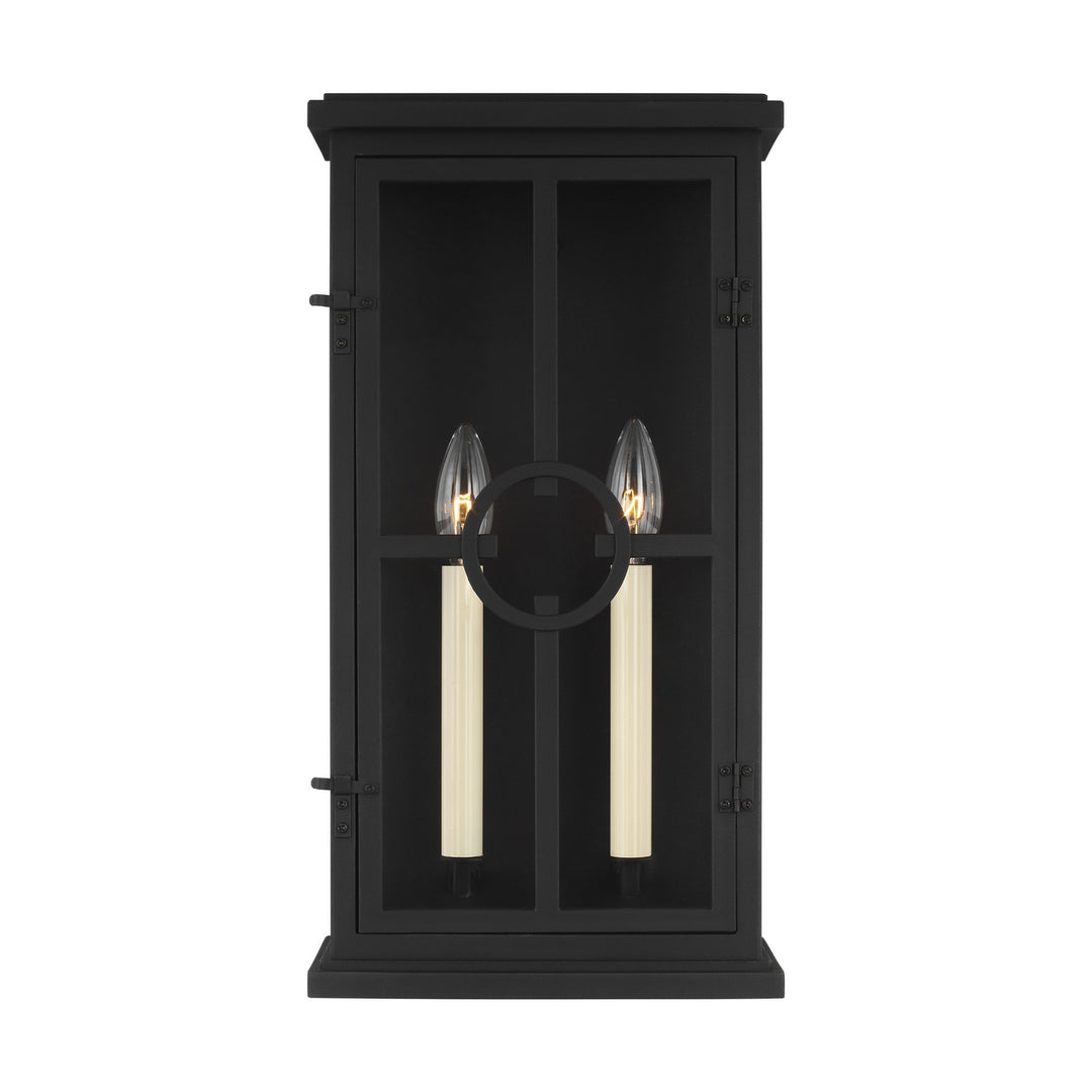 Visual Comfort Studio OL15301TXB Belleville Two Light Outdoor Wall Lantern Outdoor Black