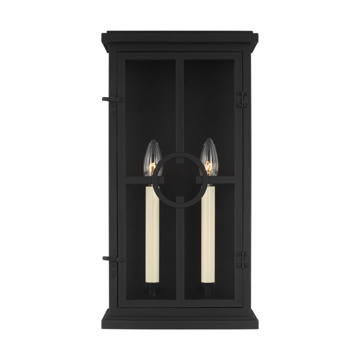 Visual Comfort Studio OL15301TXB Belleville Two Light Outdoor Wall Lantern Outdoor Black