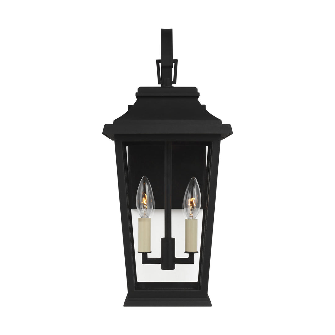 Visual Comfort Studio OL15401TXB Warren Two Light Lantern Outdoor Black