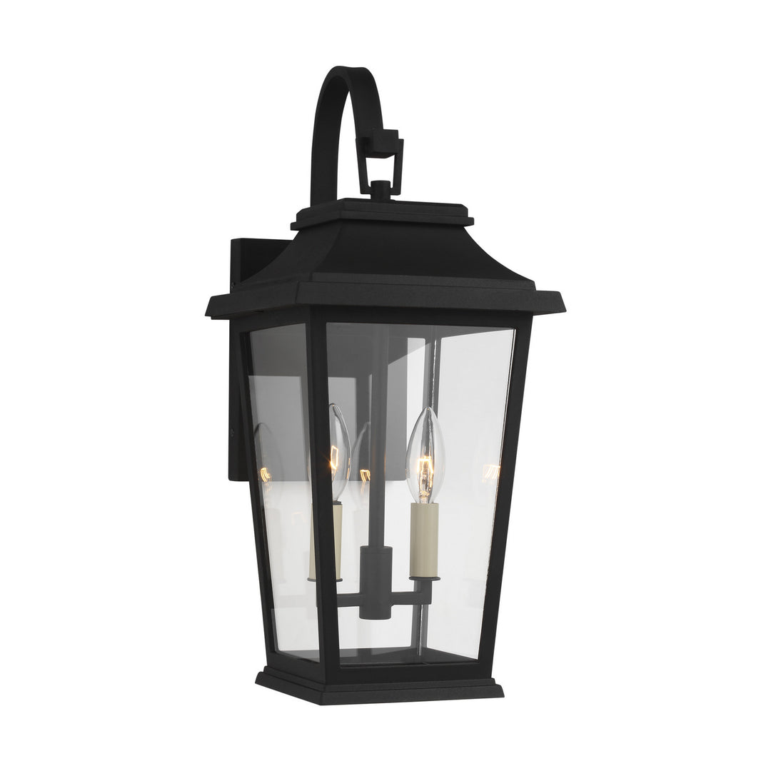 Visual Comfort Studio OL15401TXB Warren Two Light Lantern Outdoor Black