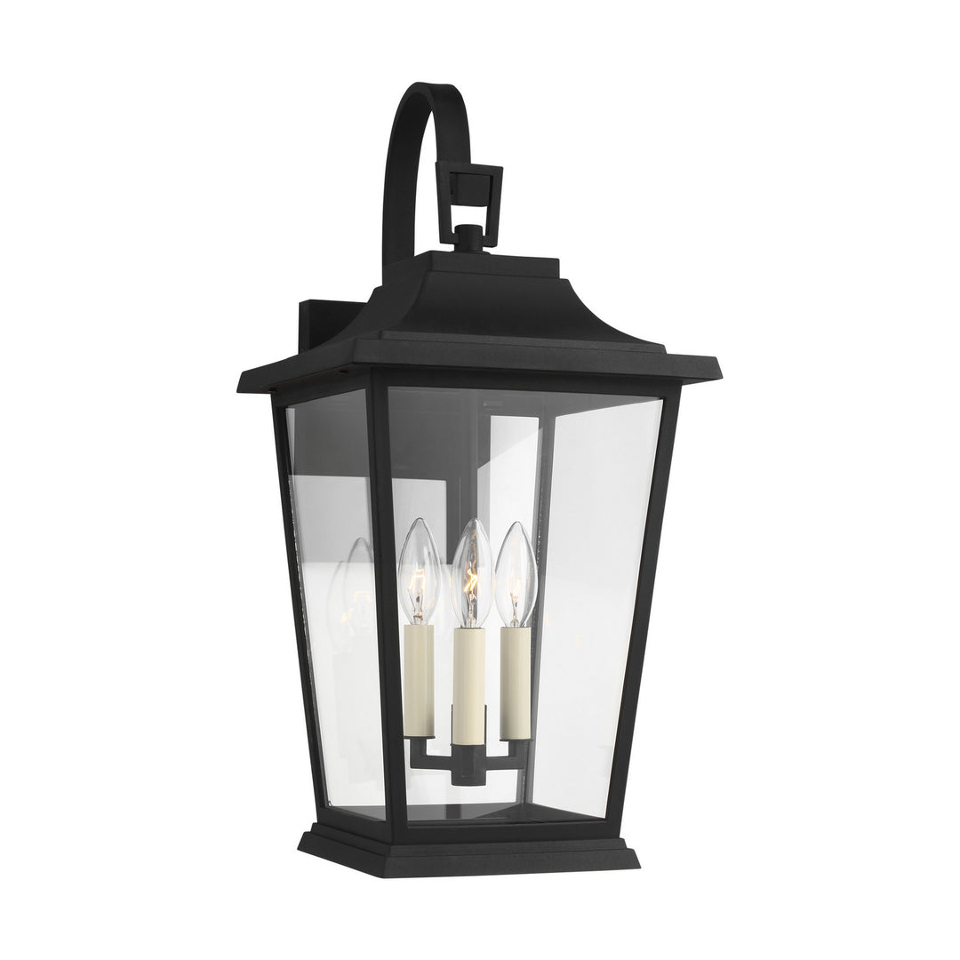 Visual Comfort Studio OL15402TXB Warren Three Light Lantern Outdoor Black