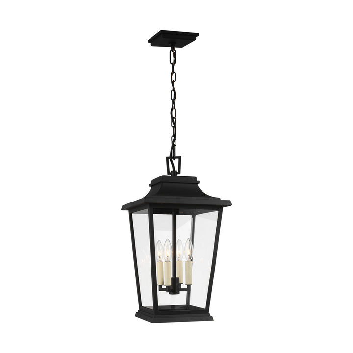 Visual Comfort Studio OL15409TXB Warren Four Light Lantern Outdoor Black