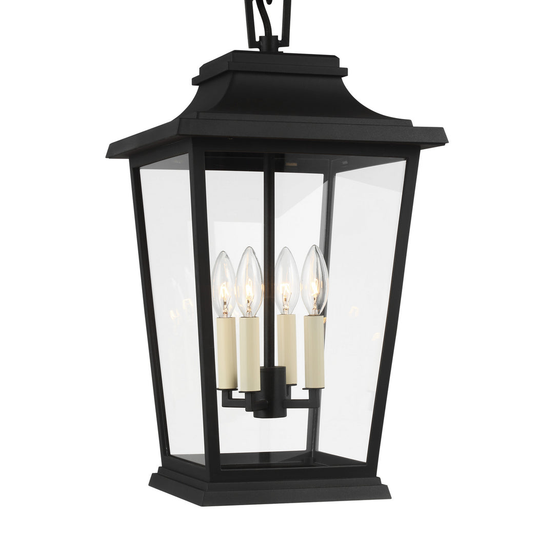 Visual Comfort Studio OL15409TXB Warren Four Light Lantern Outdoor Black