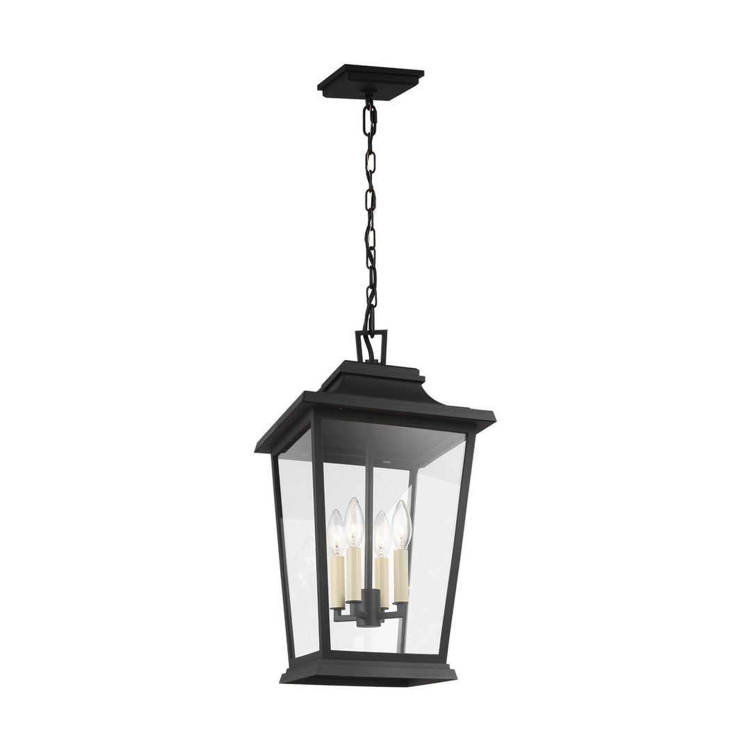 Visual Comfort Studio OL15409TXB Warren Four Light Lantern Outdoor Black