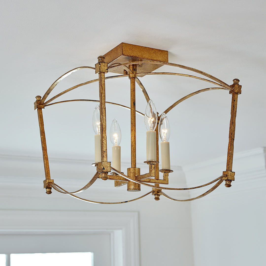 Visual Comfort Studio Thayer SF350ADB Ceiling Light - Antique Gild