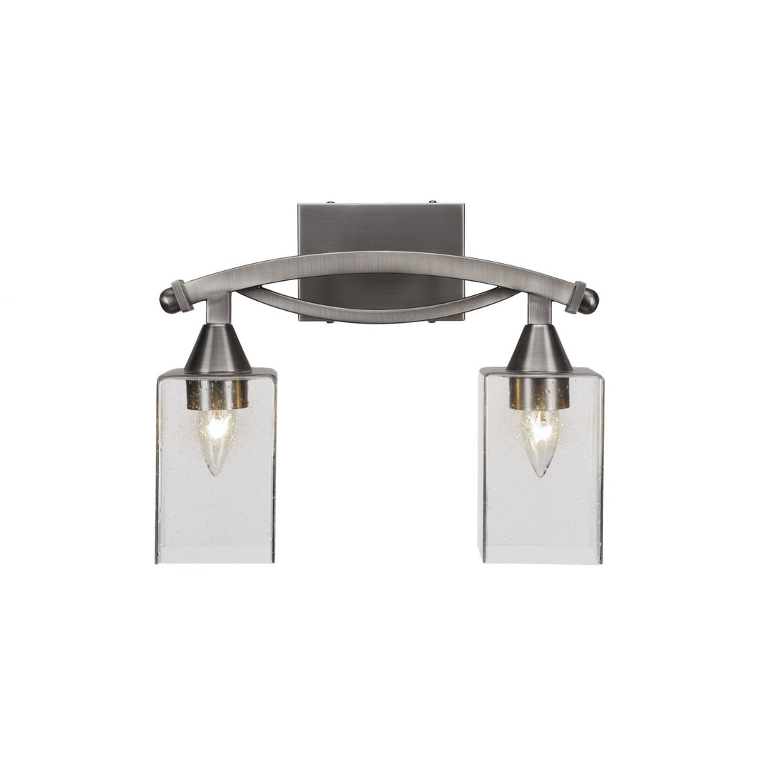 Toltec Bow 172-bn-530 Bath Vanity Light 16 in. wide - Brushed Nickel