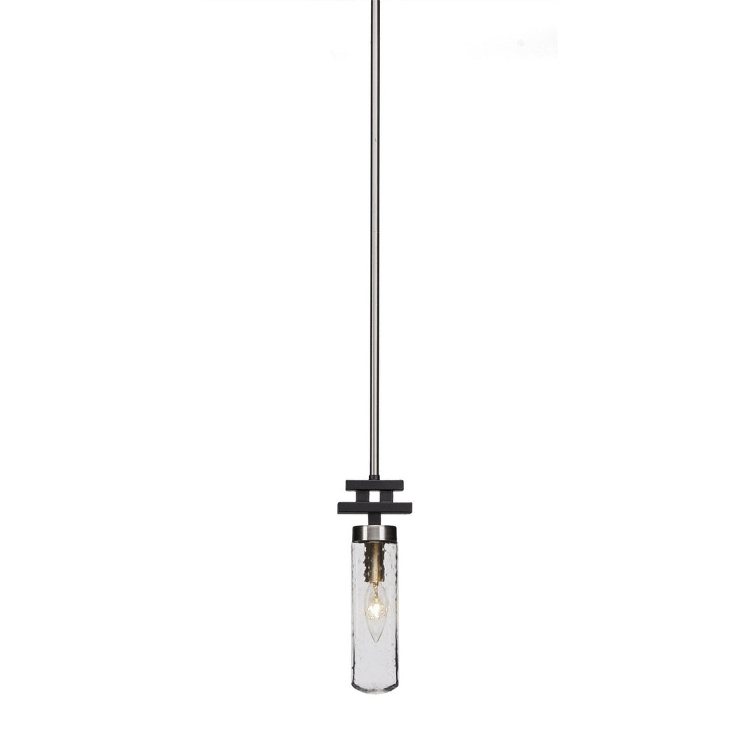 Toltec Salinda 2501-mbbn-600 Pendant Light - Matte Black & Brushed Nickel