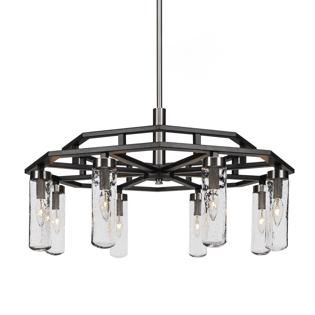 Toltec Salinda 2508-mbbn-600 Chandelier Light - Matte Black & Brushed Nickel