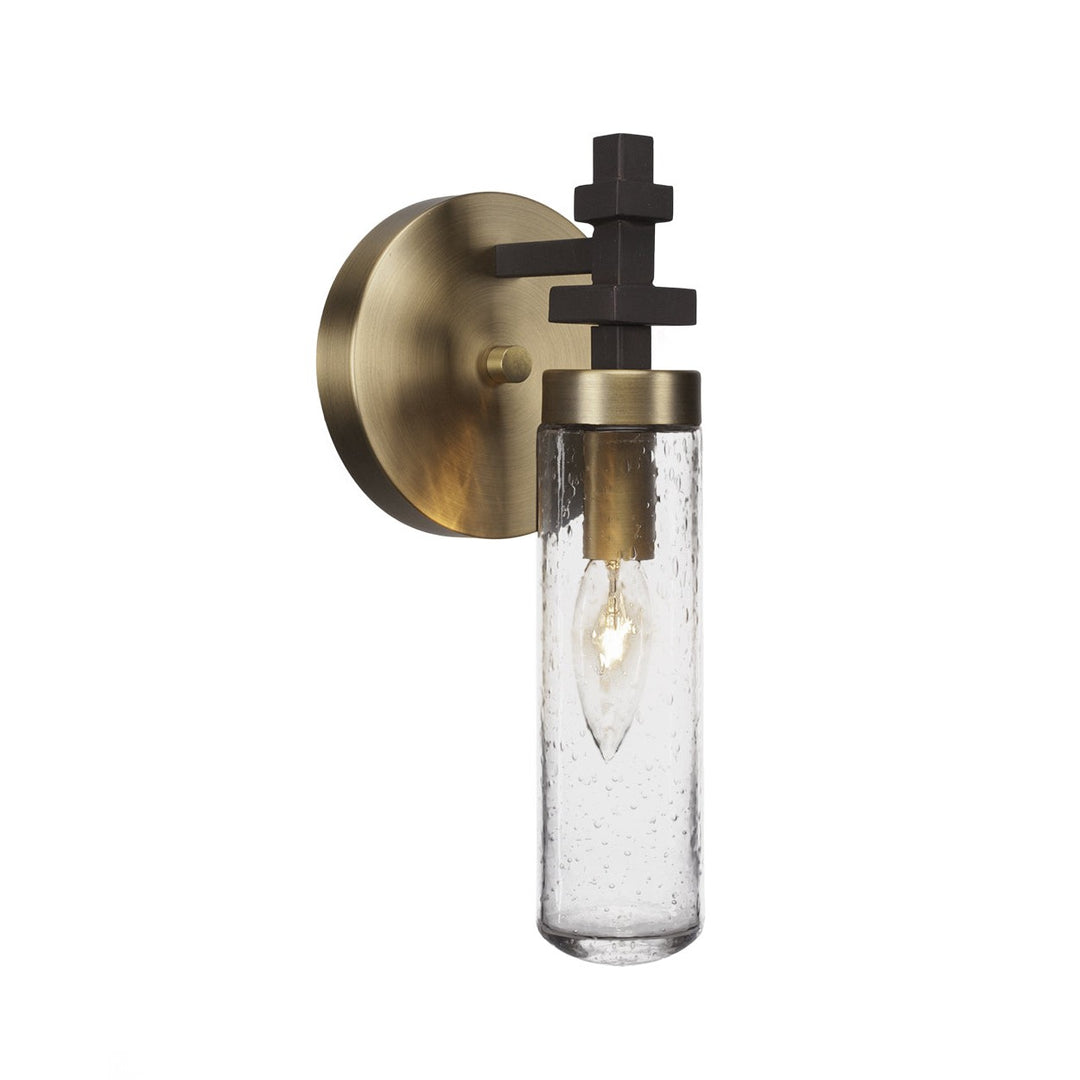 Toltec Salinda 2511-esbr-600 Wall Sconce Light - Espresso & Brass