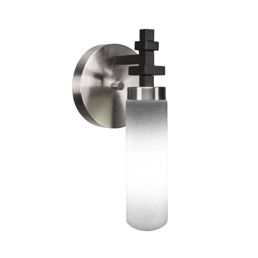 Toltec Salinda 2511-mbbn-601 Wall Sconce Light - Matte Black & Brushed Nickel