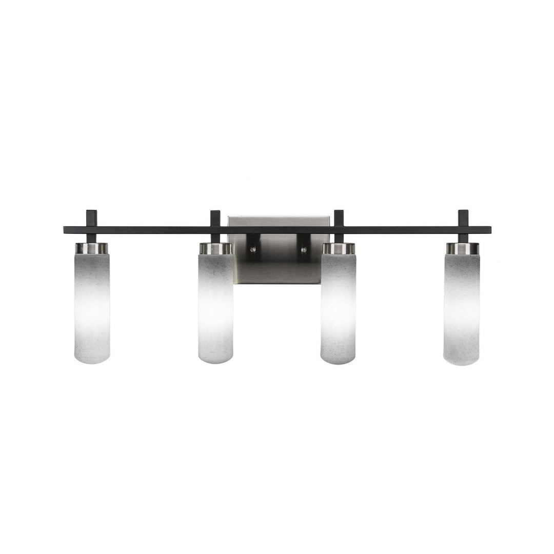 Toltec Salinda 2514-mbbn-601 Bath Vanity Light 29 in. wide - Matte Black & Brushed Nickel