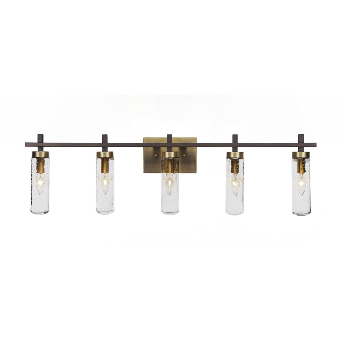 Toltec Salinda 2515-esbr-600 Bath Vanity Light 38 in. wide - Espresso & Brass