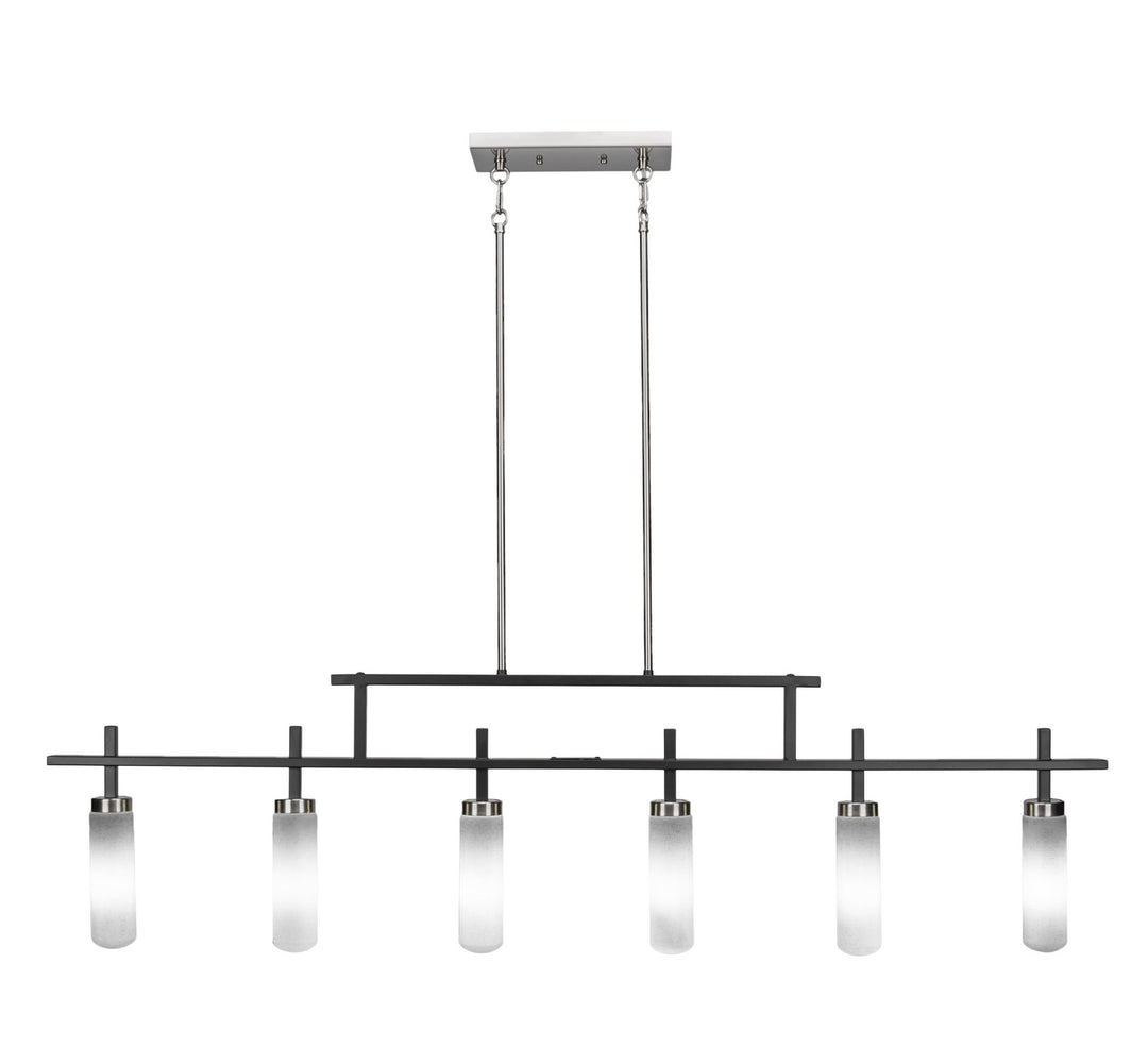 Toltec Salinda 2536-MBBN-601 Pendant Light - Matte Black & Brushed Nickel