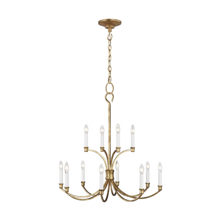 Visual Comfort Studio Westerly CC10612ADB Chandelier Light - Antique Gild