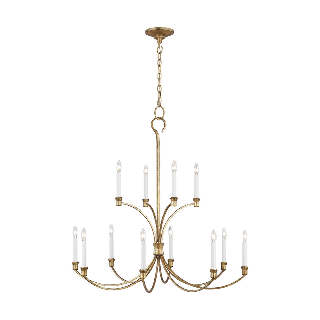 Visual Comfort Studio Westerly CC10712ADB Chandelier Light - Antique Gild