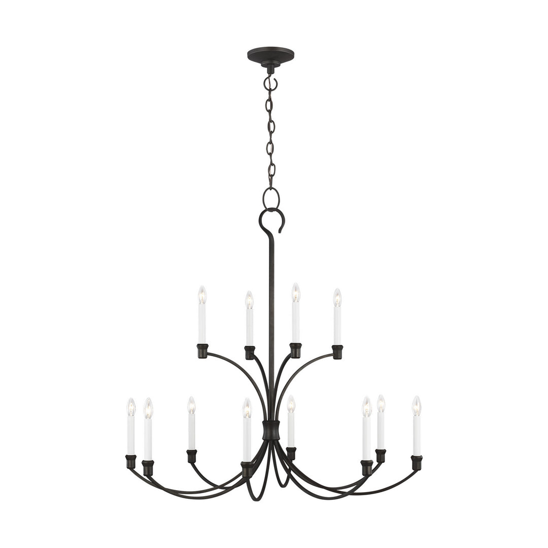 Visual Comfort Studio Westerly CC10712SMS Chandelier Light - Smith Steel