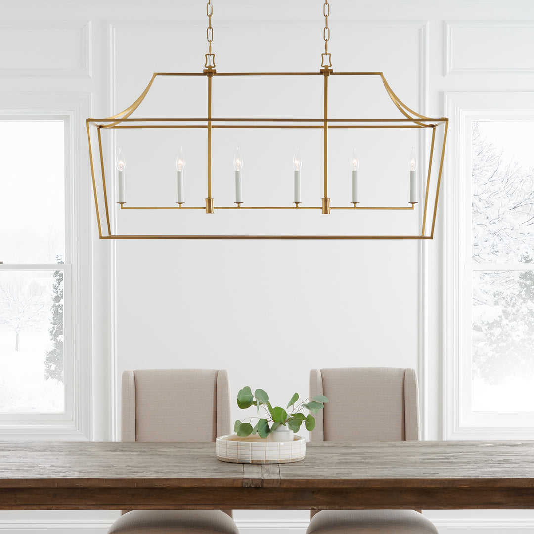 Visual Comfort Studio Southold CC1036BBS Pendant Light - Burnished Brass