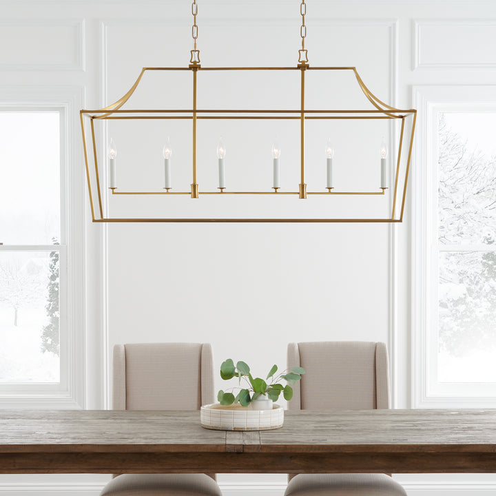Visual Comfort Studio Southold CC1036BBS Pendant Light - Burnished Brass